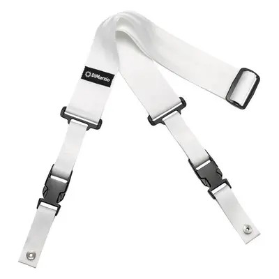 DiMarzio DD2200 Clip Lock Textil gitár heveder White