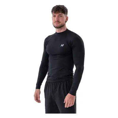 Nebbia Functional with Long Sleeves Active Black Fitness póló