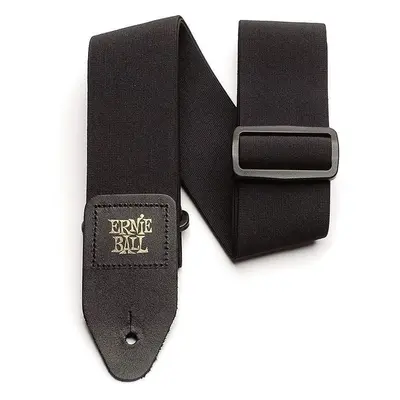 Ernie Ball Stretch Comfort Textil gitár heveder Black