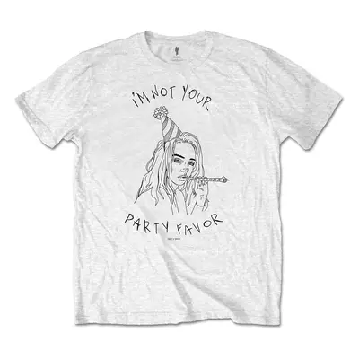 Billie Eilish Ing Party Favour Unisex White