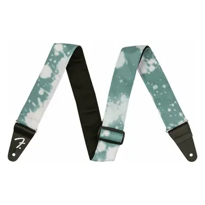 Fender Tie Dye Acid Wash Strap Textil gitár heveder Teal