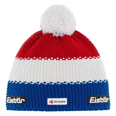 Eisbär Star Pompon SKA Beanie Lapis Blue/White/Red Sapka