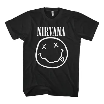 Nirvana Ing White Smiley Black