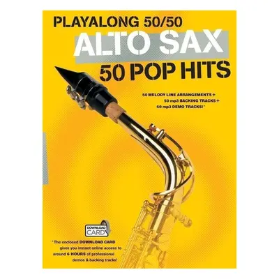 Hal Leonard Playalong 50/50: Alto Sax - Pop Hits Kották