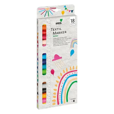 Kreul Textile Marker Set Junior Textil markerek készlete - mm db