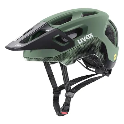 UVEX React Mips Moss Green/Black Matt Kerékpár sisak