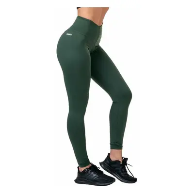 Nebbia Classic Hero High-Waist Leggings Dark Green Fitness nadrág