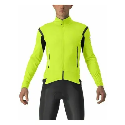 Castelli Perfetto RoS Kabát Electric Lime/Dark Gray