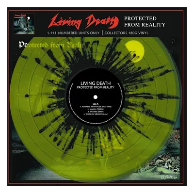 Living Death - Protected From Reality (Limited Edition) (Reissue) (Neon Yellow Black Marbled Col