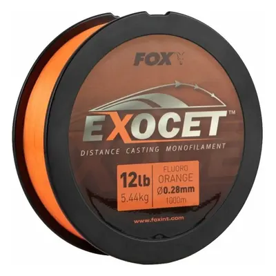 Fox Fishing Exocet Fluoro Mono Fluoro Orange 0,26 mm m 4,9 kg Zsinór