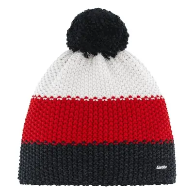 Eisbär Star Pompon Beanie Flecked Black/Red/White Sapka