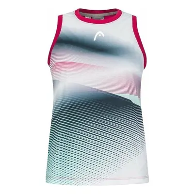 Head Performance Tank Top Women Mullberry/Print Perf Teniszpóló