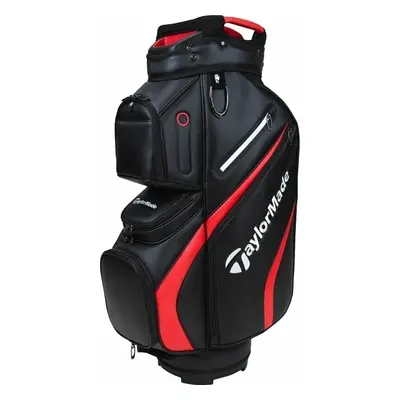 TaylorMade Deluxe Cart Bag Black/Red Cart Bag