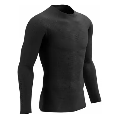 Compressport On/Off Base Layer LS Top Black Hosszúujjú futópólók