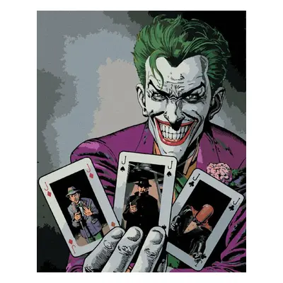 Zuty Festés számok szerint Joker és Batman kártyák