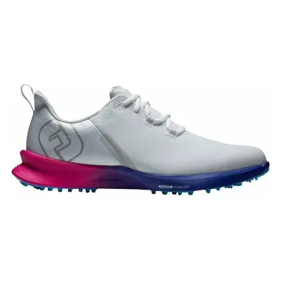 Footjoy FJ Fuel Sport White/Pink/Blue Férfi golfcipők