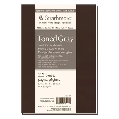 Strathmore Serie Toned Gray Softcover Book Vázlattömb g