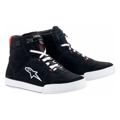 Alpinestars Chrome Shoes Black/White/Bright Red Motoros cipők