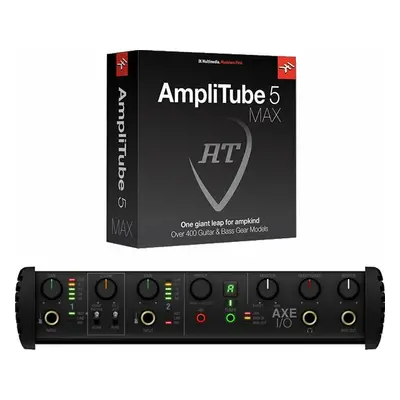 IK Multimedia AXE I/O + AmpliTube MAX Bundle USB Audio interfész