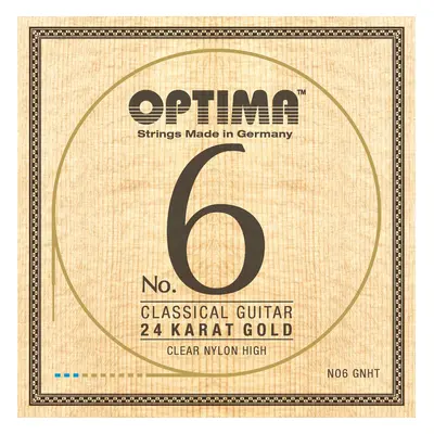 Optima NO6.GNHT No.6 24K Gold High Nylon Klasszikus nylon húrok