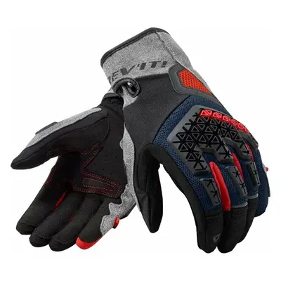 Rev'it! Gloves Mangrove Silver/Blue Motoros kesztyűk