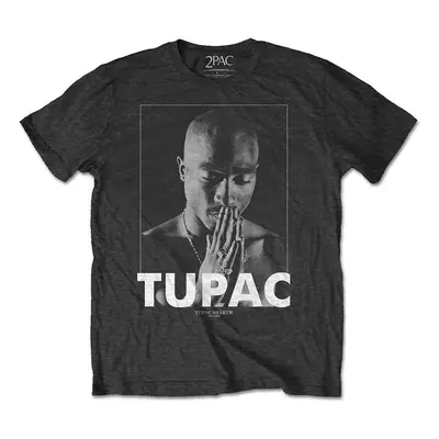 2Pac Ing Praying Unisex Charcoal Grey