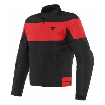 Dainese Elettrica Air Black/Black/Lava Red Textildzseki