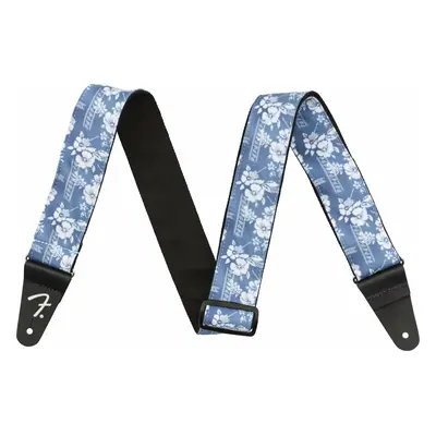 Fender 2'' Hawaiian Strap Blue Floral Textil gitár heveder Blue