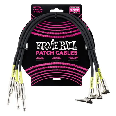 Ernie Ball P06076 cm Egyenes - Pipa Patch kábel