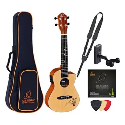 Ortega RU5CE Deluxe SET Natural Koncert ukulele