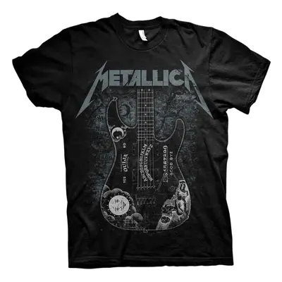 Metallica Ing Hammett Ouija Guitar Black