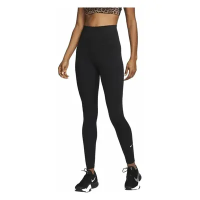 Nike Dri-Fit One Womens High-Rise Leggings Black/White Fitness nadrág