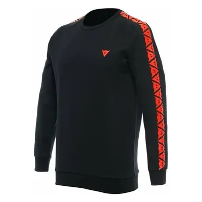 Dainese Sweater Stripes Black/Fluo Red Horgászpulóver