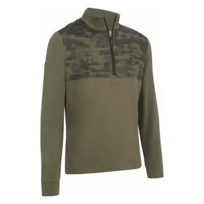 Callaway 1/4 Zip Digital Camo Print Black Lichen Pulóver