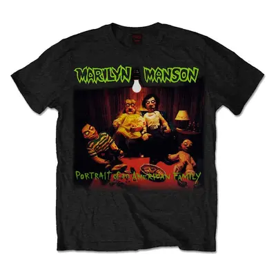 Marilyn Manson Ing Mens American Family Black