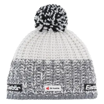 Eisbär Refocus Pompon SKA Beanie Grey/White/White Sapka