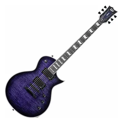 ESP LTD EC-1000 QM See Thru Purple Sunburst Elektromos gitár