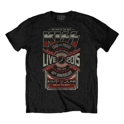 Kiss Ing Japan Live Unisex Black