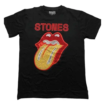 The Rolling Stones Ing Dia Tongue Unisex Black