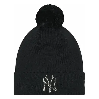 New York Yankees MLB Infill Bobble Beanie Navy Sapka