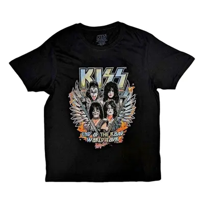 Kiss Ing End Of The Road Wings Unisex Black