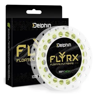 Delphin FLYRX Yellow WF5-F 100'' Fonott zsinór