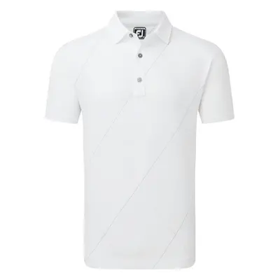 Footjoy Raker Print Lisle White Rövid ujjú póló