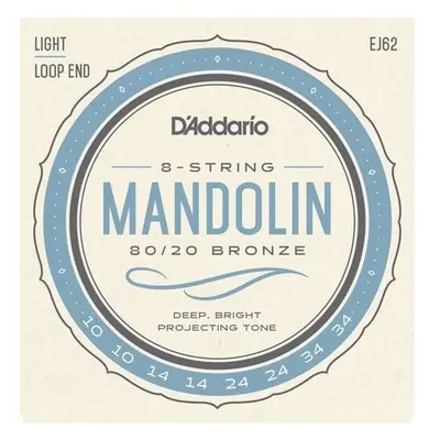 D'Addario EJ62 Mandolin húr