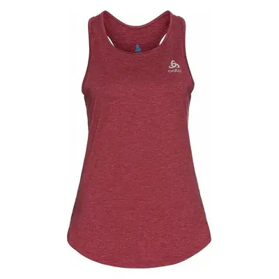 Odlo Women's Run Easy Tank Holly Berry Melange Ujjatlan felsők futáshoz