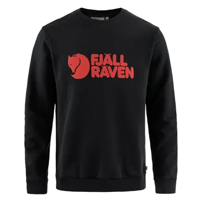 Fjällräven Logo Sweater Black Pulóver