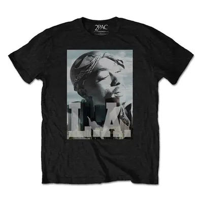 2Pac Ing LA Skyline Unisex Black