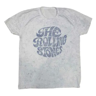 The Rolling Stones Ing 70's Logo Unisex Dip-Dye on White