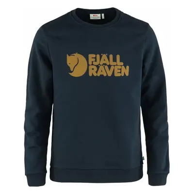 Fjällräven Logo Sweater Dark Navy Pulóver