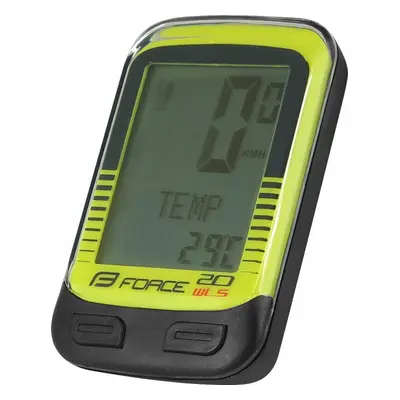 Force WLS Bike Computer Wireless Fluo Yellow